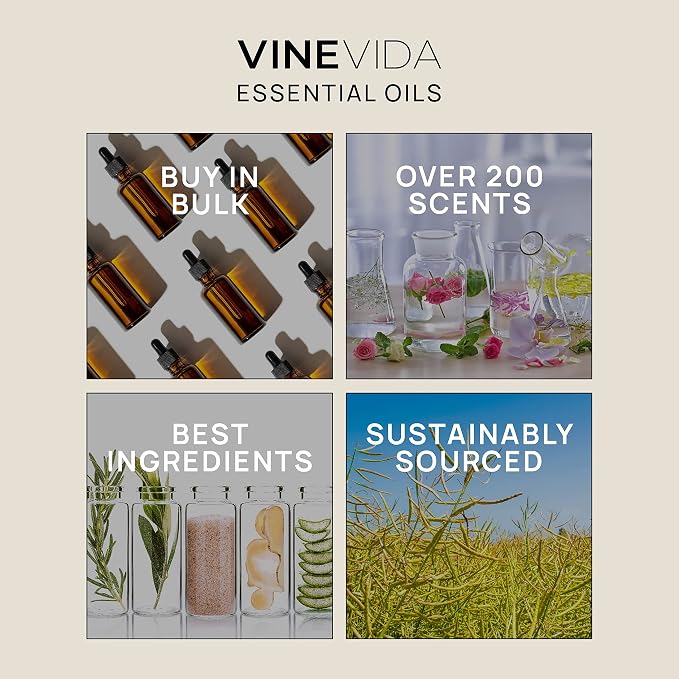 VINEVIDA [128oz] Pure Lemon Essential Oil - Bulk Essential Oil for Soap Making and Candle Making