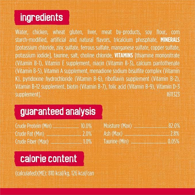 Friskies Purina Prime Filets with Chicken in Wet Cat Food Gravy - 5.5 oz. Cans (Pack of 48)