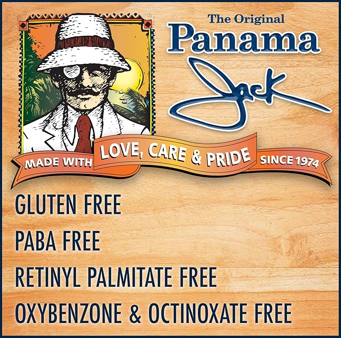 Panama Jack Aloe Moisturizer Lotion - After Sun Daily Skincare , Contains Olive & Hemp Seed Oils with Vitamin E, 8 FL OZ (Pack of 1)