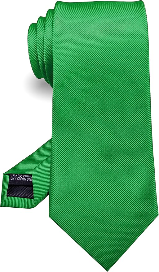 RBOCOTT Solid Color Tie Formal Necktie for Men