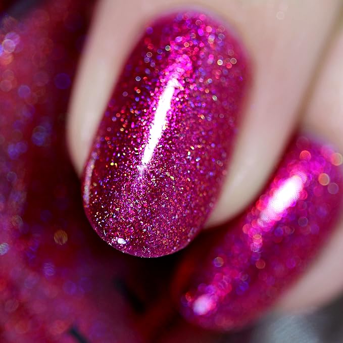 ILNP Nexus - Rich Raspberry Holographic Nail Polish