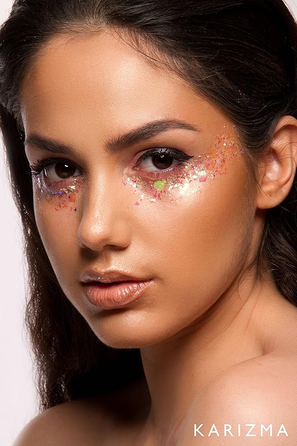 Aura Biodegradable Chunky Glitter // Karizma Beauty Bio Glitter Eco Glitter Face Glitter 10g