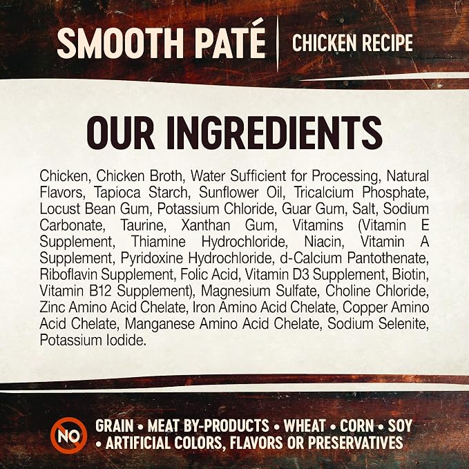 Wellness CORE Tiny Tasters Pate Adult Wet Cat Food, Natural, Protein-Rich, Grain Free, 1.75 Ounce Pouch (Chicken),(Pack of 24)