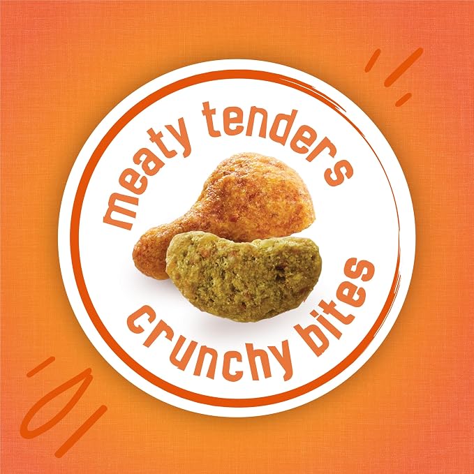 Purina Friskies Tender and Crunch'd With Flavors of Chicken, Beef, Carrots and Green Beans - (Pack of 4) 3.15 lb. Bags