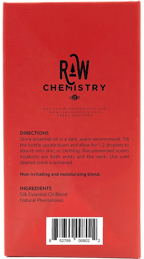 RawChemistry for Him - A Pheromone Infused Cologne - Bold, Extra Strength Formula 15 ml.