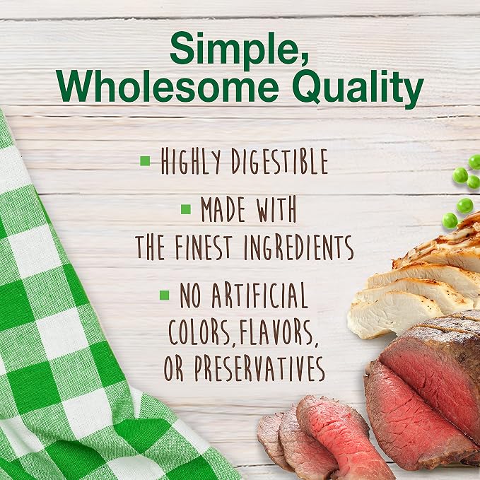Nylabone Healthy Edibles Dog Treats, Roast Beef & Chicken Flavor, 48 Count | X-small, roast beef & chicken flavor, natural dog chews, made in USA, long lasting chews for small dogs up to 15 lbs