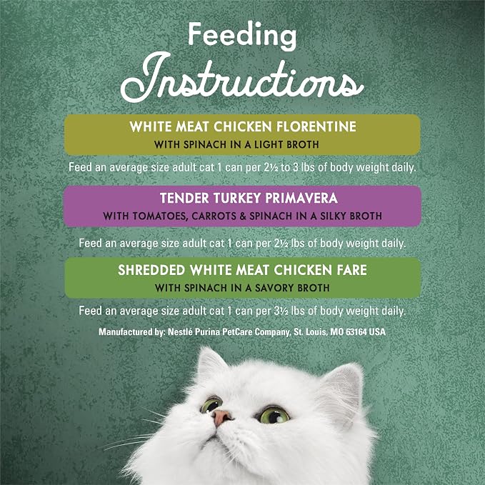 Fancy Feast Purina Medleys Poultry Collection Wet Cat Food Variety Pack - 3 oz. Cans,(Pack of 60)