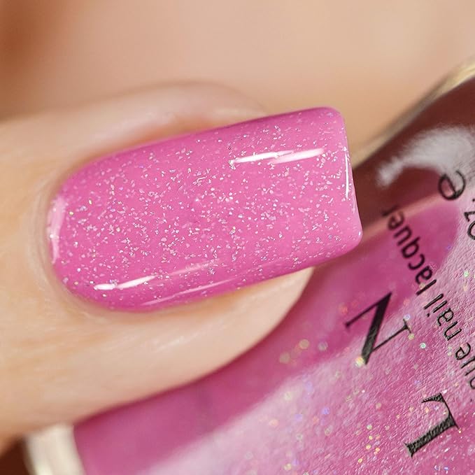 ILNP Gumdrop - Bubblegum Pink Holographic Nail Polish