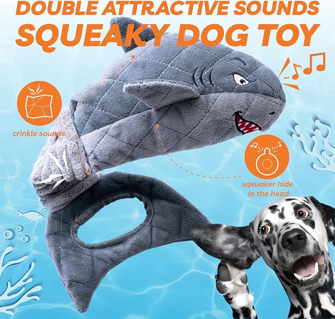 Vitscan Dog Toys for Small Dogs, Squeaky Dog Toys for Aggressive Chewers