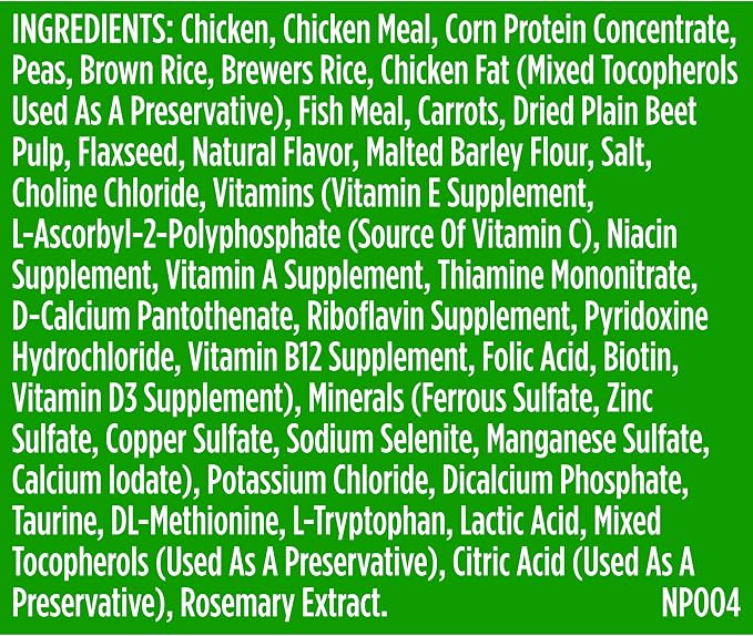 Nutrish Dry Cat Food, Chicken & Brown Rice Recipe, 3 lb. Bag (Rachael Ray) | Suitable For All Life Stages, Veterinarian Reviewed Formula, Natural Food with Added Vitamins, Minerals & Nutrients
