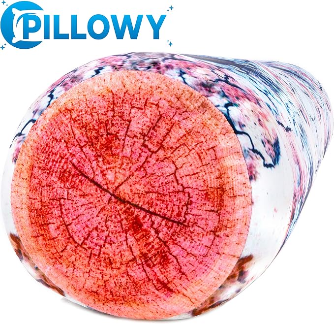 Log Platanus Microbead Body Pillow - Straight Long Pillows for Comfort or Use During Pregnancy- Spandex 85% / Nylon 15% - Spongy Cooling Hypoallergenic Outer Fabric - 50" X 8" - Side Sleepers