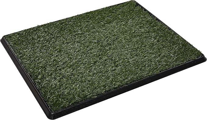 Artificial Grass Puppy Pee Pad for Dogs and Small Pets - 20x25 Inch, Reusable 3-Layer Turf Pads for Dogs with Tray - Indoor and Outdoor Fake Grass Potty Pet Supplies by PETMAKER