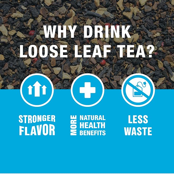 Tiesta Tea - Chai Royale Tea, Loose Leaf, Cinnamon Chai Oolong Tea, Premium Medium Caffeine Tea Blend, Make Hot or Iced & Up to 50 Cups, 6 oz Refillable Tin