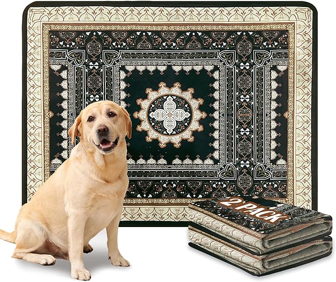 Washable Pee Pads for Dogs, Reusable Puppy Pads 36"x 41" 2 Pack | Leak-Proof, Super Absorbent Potty Training Pads With Non-Slip Backing For Crates, Floor, Playpen, Whelping & Furniture
