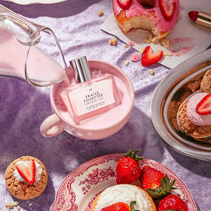 Le Monde Gourmand Fraise Fouettée Eau de Parfum Spray Perfume for Women, Strawberry, Vanilla Cream & Whipped Sugar Scent, Vegan & Cruelty Free, 1 fl oz (30 ml)