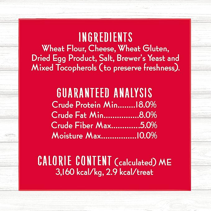 Charlee Bear Original Dog Treats, Cheese and Egg, 6 oz (Pack of 2)