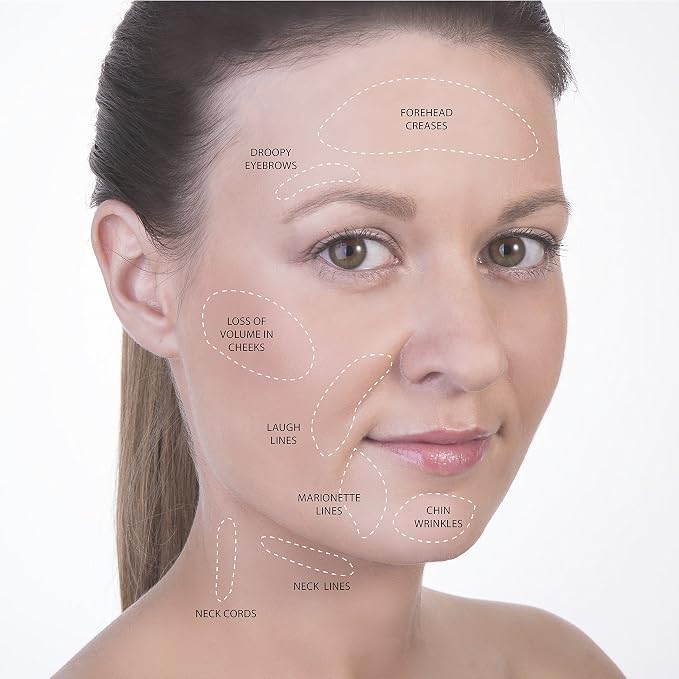 Face Cupping Set - Cupping Therapy Sets - Facial Cupping System - Silicone Massage Cups - Double Chin Reducer - Cupping for Cellulite Kit - Ideal to Shape Your Cheeks and Chin - by Sandine (Pink)