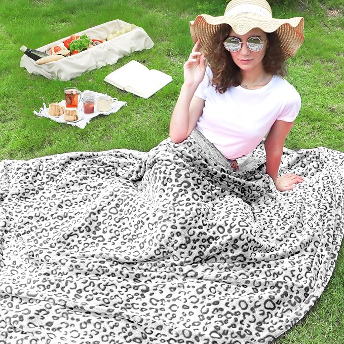 ZHIKU Warm Blanket Throw Soft Fleece Blankets Lightweight Throw Blanket 60"x80"