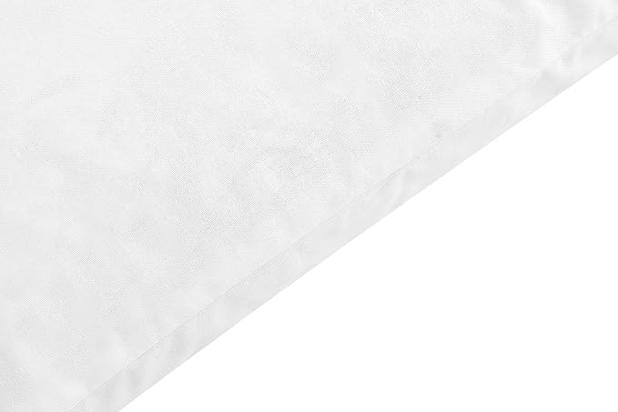 SNUG&COZY Luxury Goose Down Feather Pillow Inserts - 20x20IN, Double Layered Down-Proof Design, Ultra-Soft Cover, High Fill Weight, Pack of 2, White