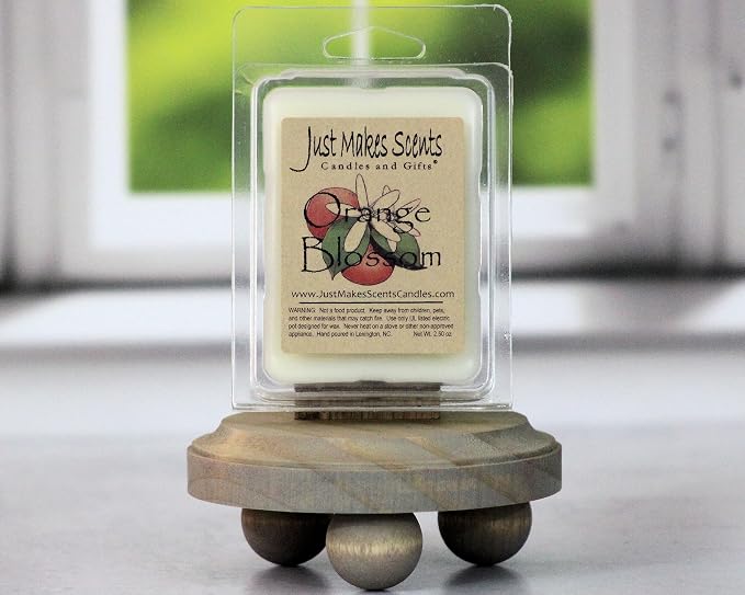 4 Pack - Orange Blossom Scented Wax Melts by Just Makes Scents