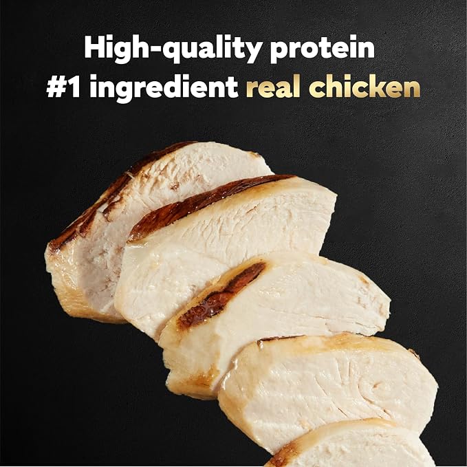 Cesar Filets Mini-Pouch Wet Dog Food, Grilled Chicken, 1.76 oz, 20 Count | Real chicken #1 ingredient, protein-packed, no fillers or artificial flavors, easy peel-and-serve, slow-cooked tender texture