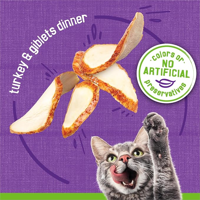 Friskies Purina Wet Cat Food Pate Turkey and Giblets Dinner - 5.5 oz. Cans (Pack of 48)