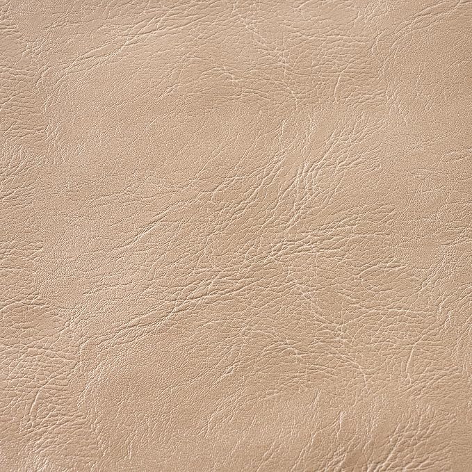 Fancy Homi Tan Boho Long Lumbar Faux Leather Body Decorative Throw Pillow Cover 14x40 Inch for Bedroom Couch Bed Sofa, Stylish Solid Rectangular Beige Pillowcase, Rustic Modern Farmhouse Room Decor