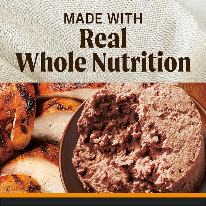 Merrick Grain Free Premium And Natural Canned Dog Food, Soft And Healthy Wet Recipe, Real Chicken Dinner - (Pack of 12) 12.7 oz. Cans