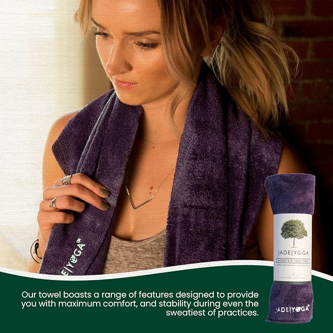 Jade Microfiber Yoga Towel