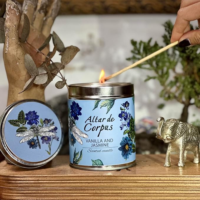 14 Oz Spring Candles for Home - Large Candle Vanilla Jasmine - Mothers Day Gifts - Luxury Candles for Men - Premium Soy Candle Blend - Bathroom Decor