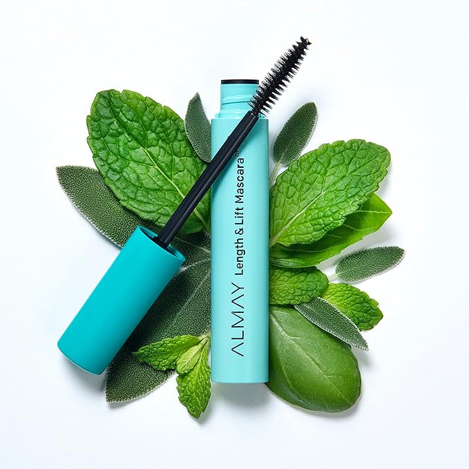 Almay Lengthening Mascara, Volume & Lift, Eye Makeup, Hypoallergenic and-Fragrance Free, 030 Black Brown, 0.24 fl oz.