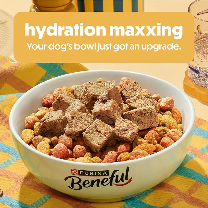 Purina Beneful Kitchen Creations Wet Dog Food Variety Pack, (30) 3 oz Cans | Real beef, chicken or lamb with vegetables, grains, and pasta, bite-sized tender chunks in a savory sauce