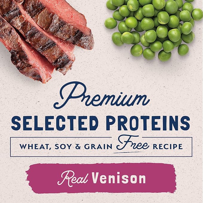 Natural Balance Limited Ingredient Adult Grain Free Dry Cat Food, Reserve Green Pea & Venison Recipe, 4 Pound (Pack of 1) | Grain-Free, Soy-Free, and Corn-Free Dry Cat Food, Balanced Nutrition for Adult Cats, Single Animal Protein