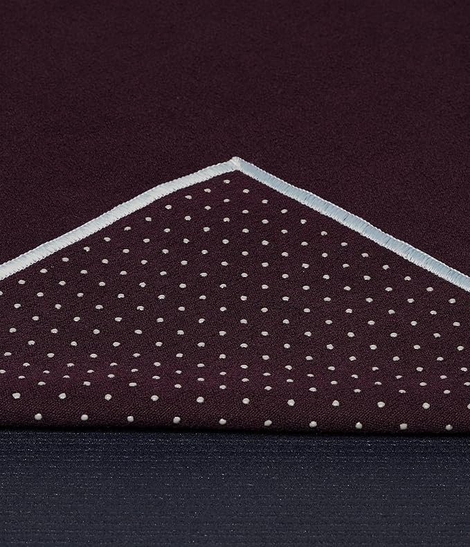 Manduka Yogitoes Hot Yoga Mat Towel - 79" | Moisture Activated Grip | Patented Silicone Nubs | Highly Absorbent, Durable & Easy Care | Made from Recycled Materials | 79 x 24 Inches | Indulge