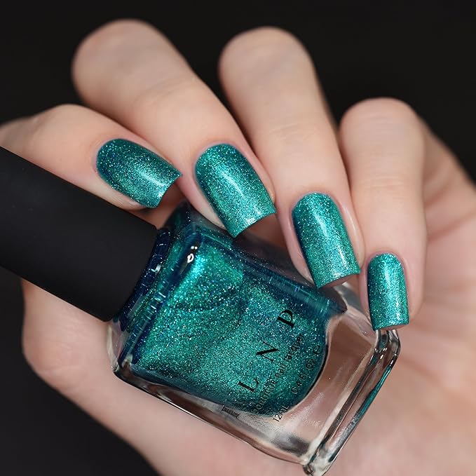 ILNP No Days Off - Stunning Teal Holographic Nail Polish