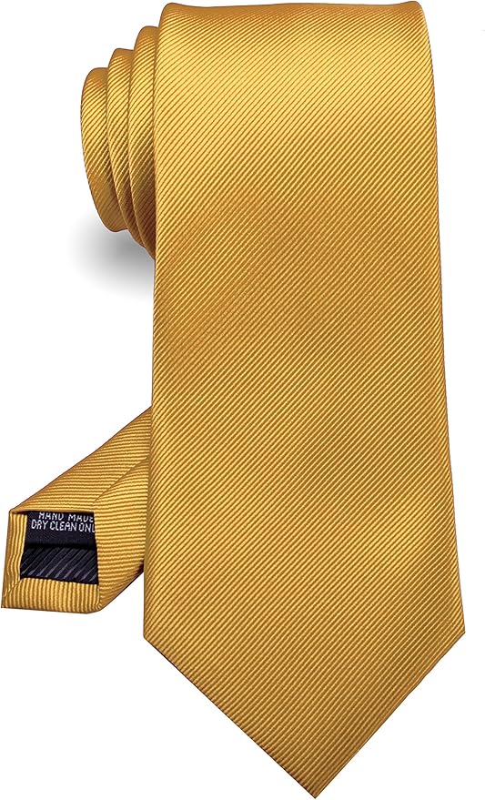 RBOCOTT Solid Color Tie Formal Necktie for Men