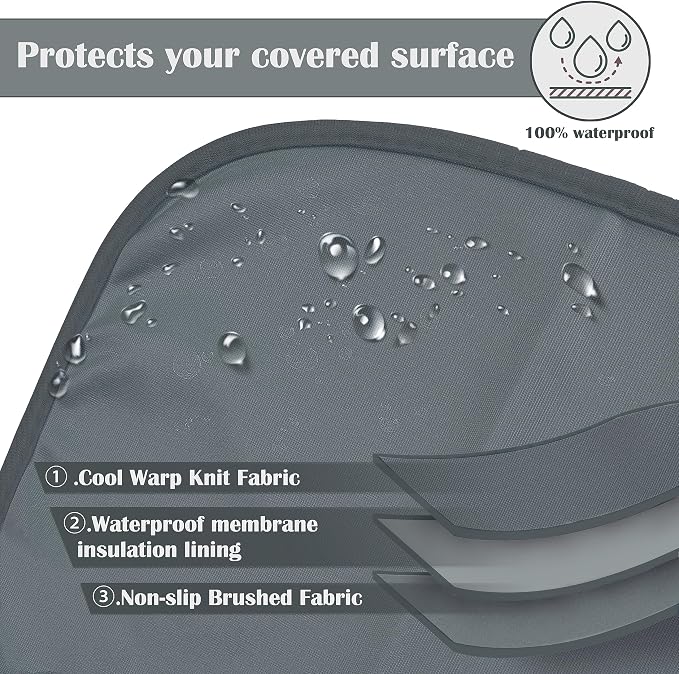 Kritter Planet Waterproof Cooling Dog Blanket, Summer Furniture Protector | 30 x 50 Inch Reversible Mat for Sofa, Bed & Car Seat, Lightweight, Washable & Comfort, Indoor & Outdoor Use for Dogs & Cats
