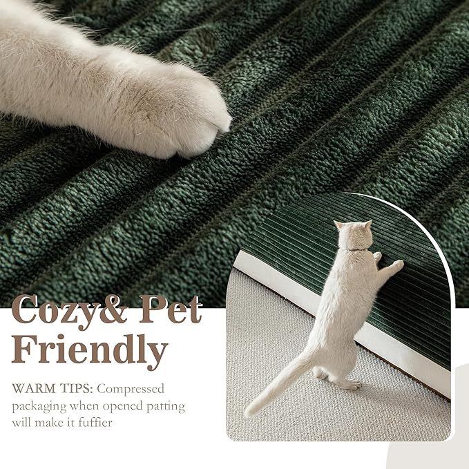 MYSKY HOME 100% Waterproof Couch Cover, Couch Covers for Dogs Washable, Non Slip Couch Covers for 2 Cushion Sofa Pet Friendly, Sofa Covers SlipcoversProtector Dog Bed Cover, Moss Green, 35"x63"