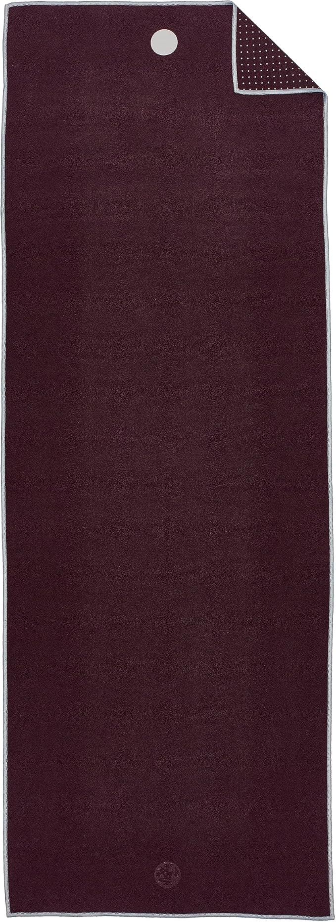Manduka Yogitoes Hot Yoga Mat Towel - 71" | Moisture Activated Grip | Patented Silicone Nubs | Highly Absorbent, Durable & Easy Care | Made from Recycled Materials | 71 x 24 Inches | Indulge