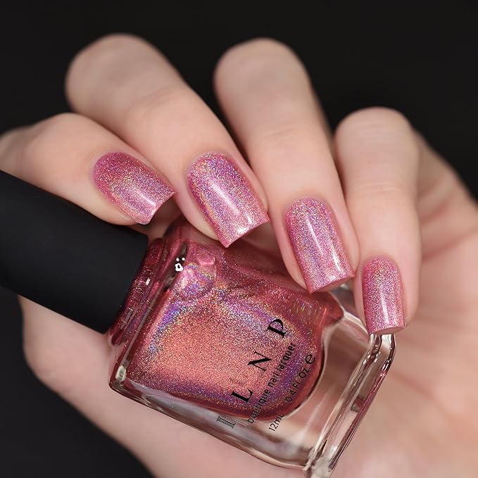 ILNP Kiss And Tell - Vivid Pink Ultra Holographic Nail Polish