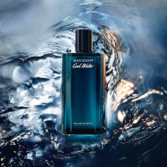 Davidoff Cool Water Eau de Toilette – Aromatic Men's Cologne – With Notes of Coriander, Mint, Lavender & Amber – Long Lasting Fragrance