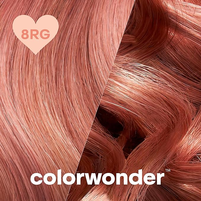 Madison Reed colorwonder Demi-Permanent Hair Color, Effortless At-Home Hair Dye, Ammonia-Free, Cruelty-Free, Sparkling Rosé (8RG Rose Gold), Pack of 1