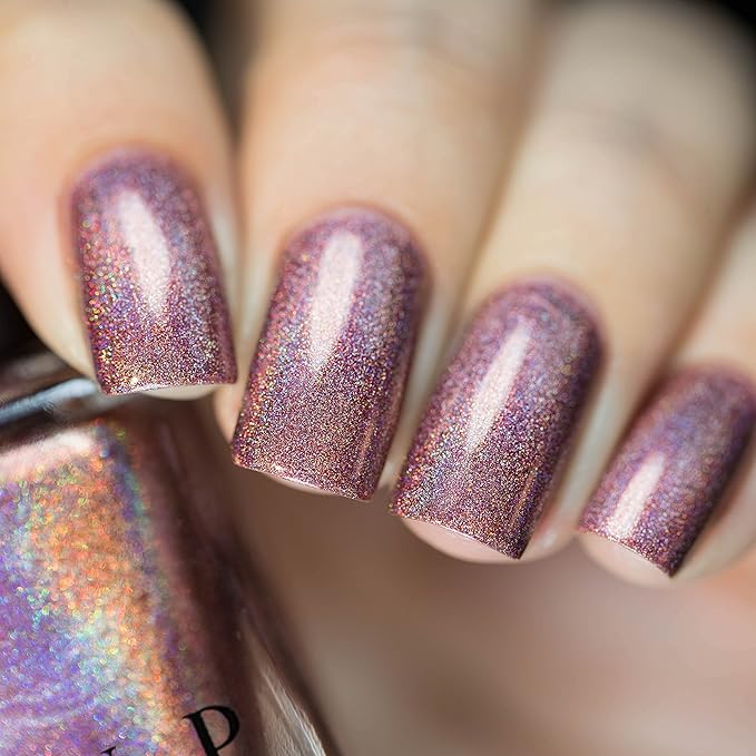 ILNP Dinner Party - Alluring Marsala Ultra Holographic Nail Polish