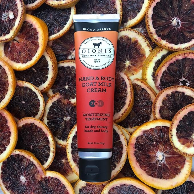 Dionis Goat Milk Hand & Body Cream Blood Orange 3.3oz (Pack of 1)