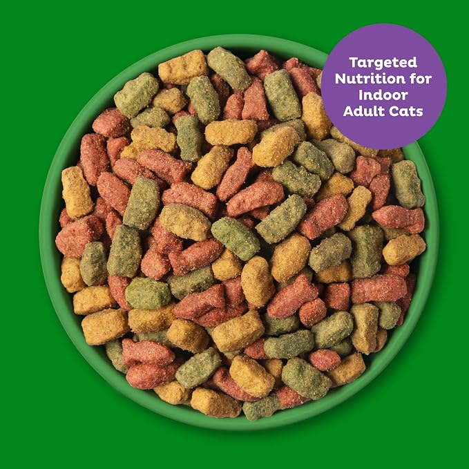 9Lives Indoor Essentials Dry Cat Food with Chicken & Salmon, 3.15 lb. Bag | 4-Pack, 100% Complete & Balanced Nutrition For Indoor Adult Cats With Lean Protein & Fiber To Help Support A Healthy Weight