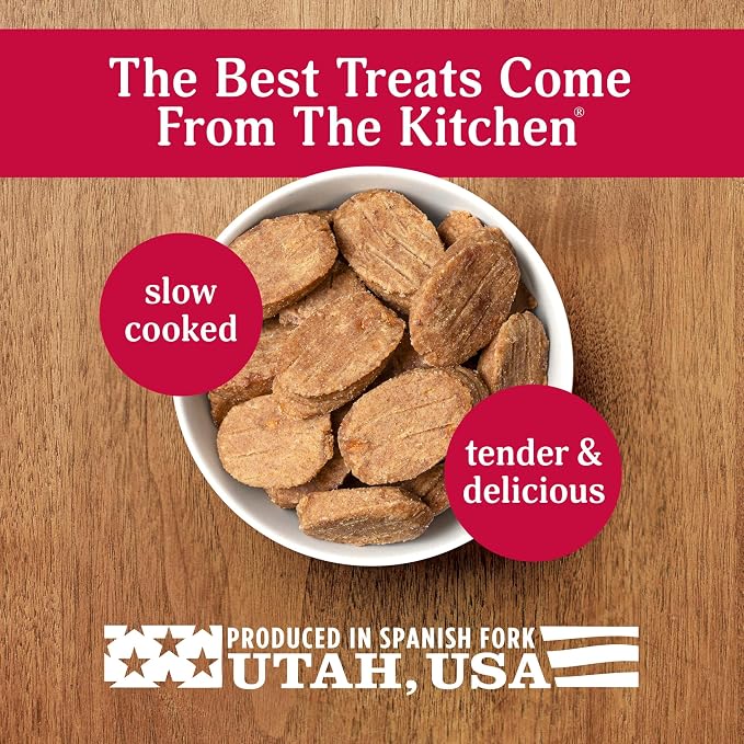 Milo's Kitchen Chicken & Apple Sausage Slices Dog Treats, 18 Oz. Bag (Pack of 4)