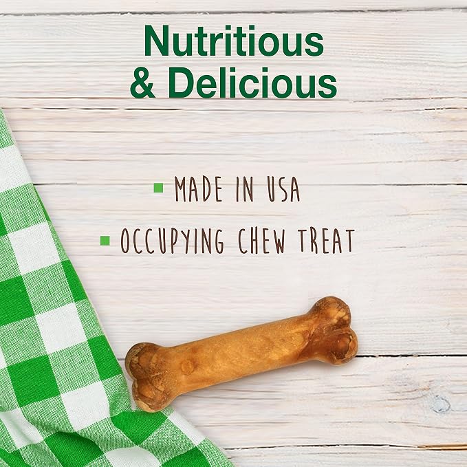 Nylabone Healthy Edibles Puppy Dog Treats, 4 Count | Turkey & sweet potato flavor, natural puppy treats, USA made, highly digestible, small dog treats for puppies up to 15 lbs