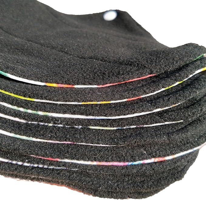7PCS Pack Reusable Menstrual Pads Including 6PCS Cloth Sanitary Pads Mama Cloth Pad + 1PC Mini Wet Bag