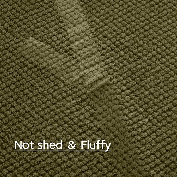 Super Soft 300GSM Green Large Queen Blanket for Couch, Couch Sofa Bed Throw, Lightweight Fuzzy Cozy Blankets for All Seasons Farmhouse, 90x90