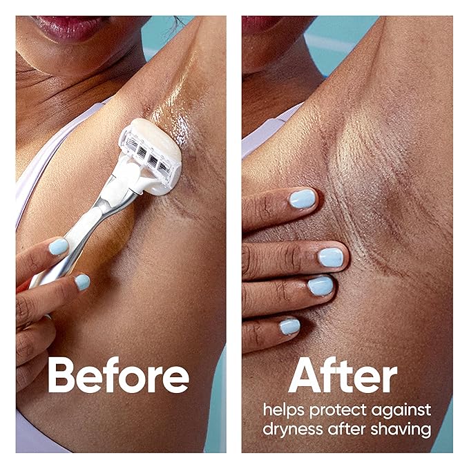 Venus Moistureglide Women's Razor, Reusable Handle, 2 Razor Blade Refills and Shower Holder